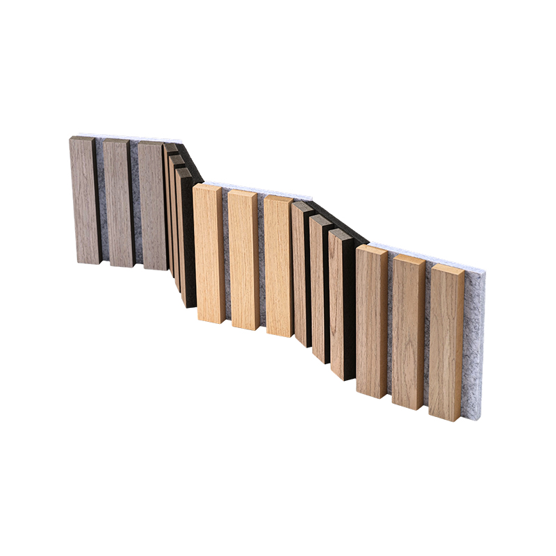 Spesonic Wood Slat Wall Panel for Interior Sonitus Canceling Acoustic Decorative 3D Sound Absorbing Wall Paneling Akupanel