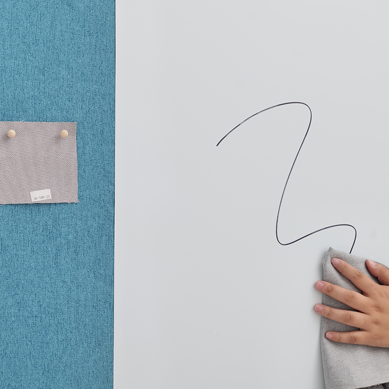 White Writing Acoustic Board for Office Meeting Room Fabric convoluta cum Magnetic Vitri Temperati Sonitus hauriendum cum scriptura White Writing Acoustic Board for Office Meeting Room Fabric convoluta cum Magnetic Vitri Temperati Sonitus hauriendum cum scriptura