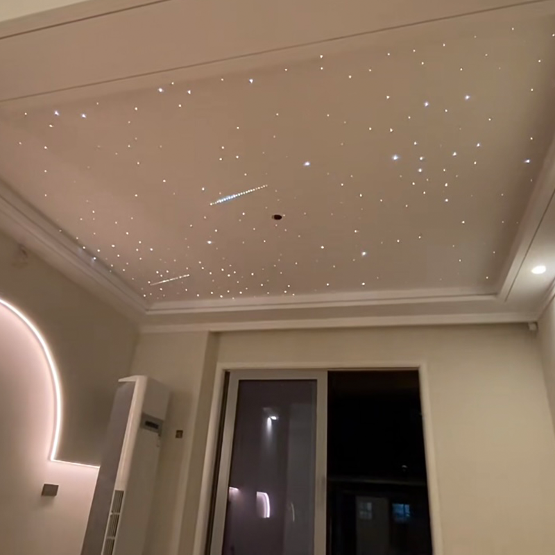 Stelle Lucis Ambient Star Lux Caloris Moderni Colorful Fiber Optic Acoustic Extendam Ceiling for Hotels Remote Control Ambient