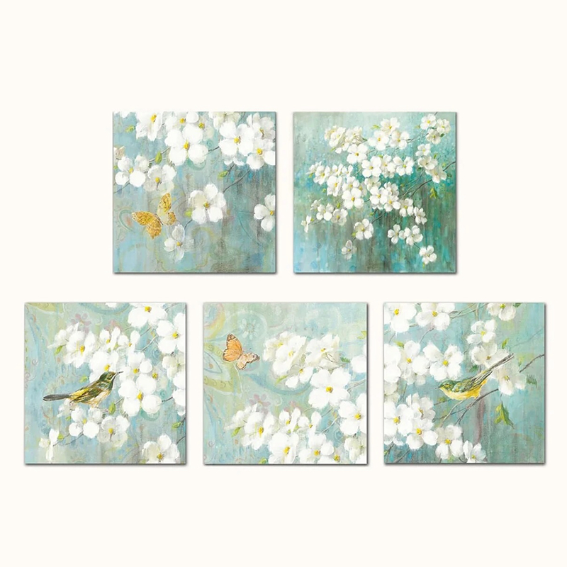 Modern Style Heat Transfer Acoustic Panel Murals - HD, Sound-Absorbing, for Cubiculum/Living Room