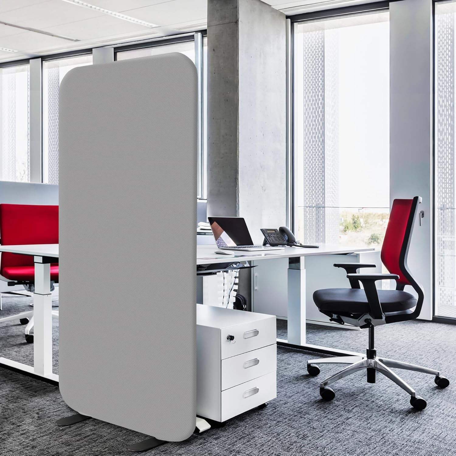 Spesonic Freestanding Partition Room Dividers, Acoustic Panels Soundproof Privacy Panels